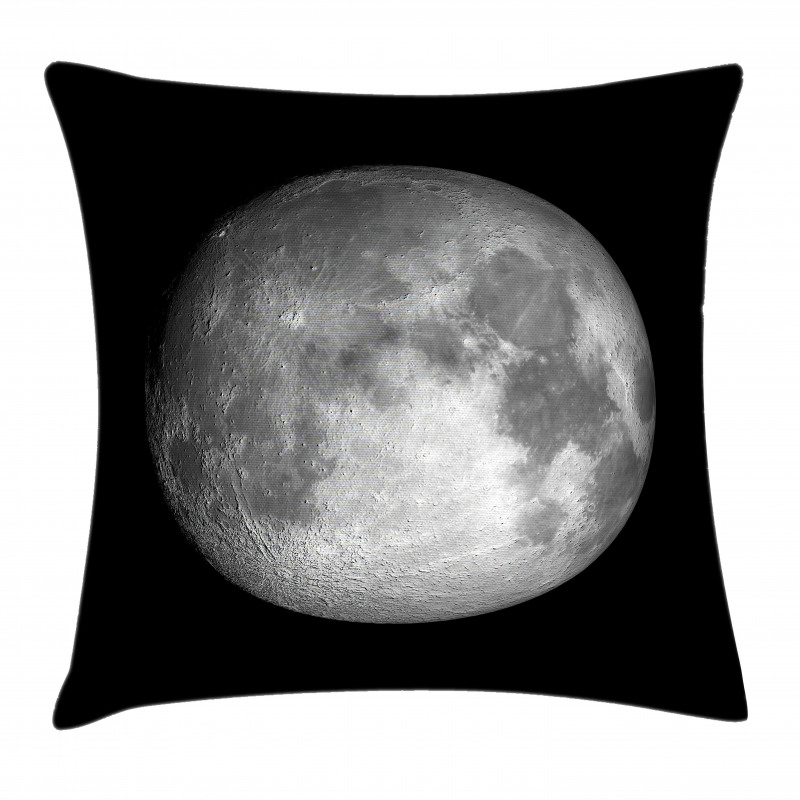 Trippy Moon Planet Space Pillow Cover
