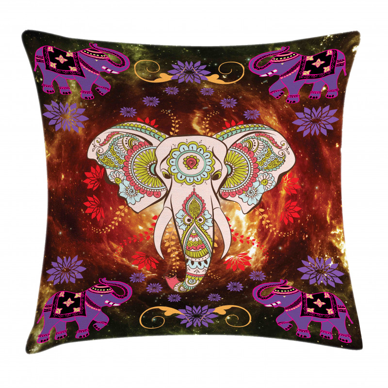 Oriental Space Effects Pillow Cover