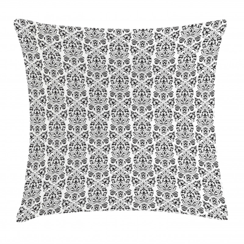 Floral Paisley Oriental Pillow Cover