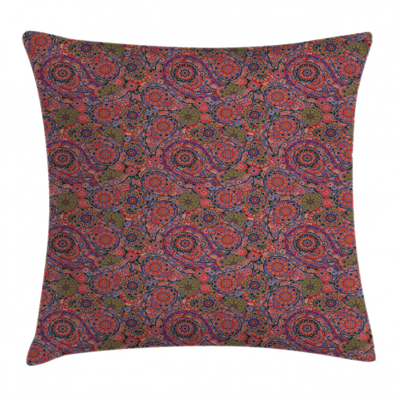 Leaves Eastern Pillow Cover