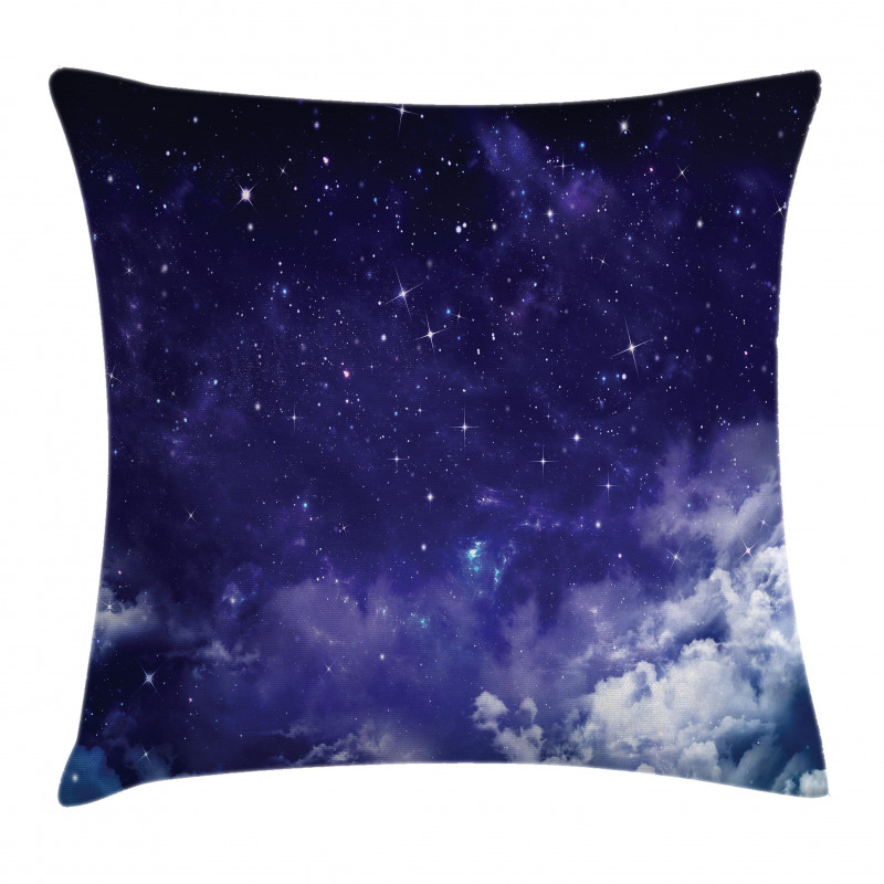 Dreamy Night with Stars Pillow Cover
