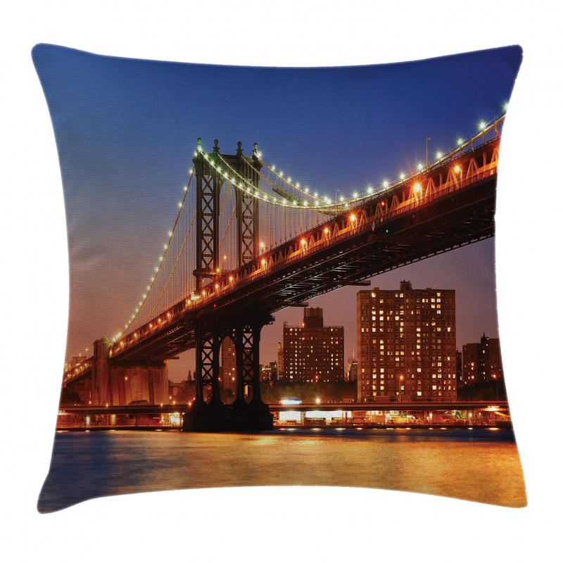 Brooklyn Town River Pillow Cover