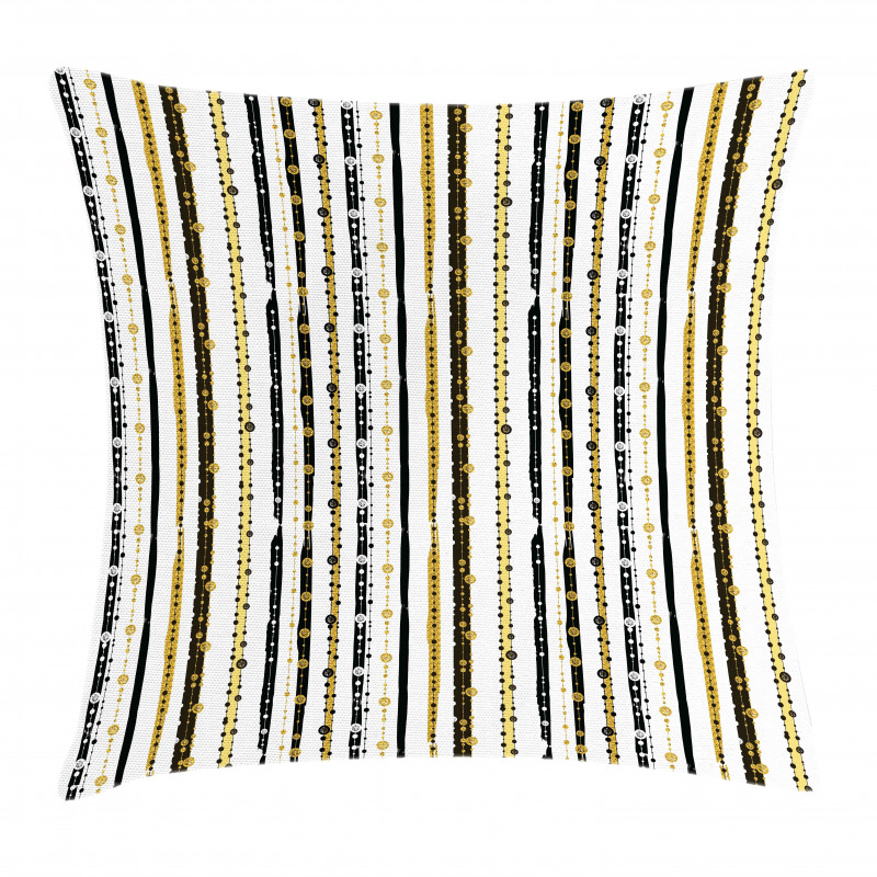 Vertical Lines Rounds Pillow Cover