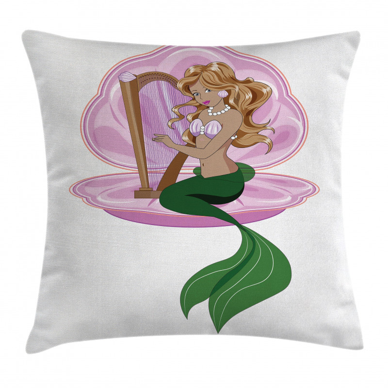 Fairytale Mermaid Art Pillow Cover