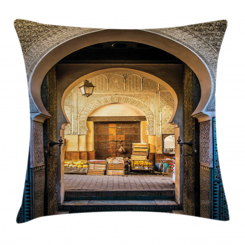 Old Moroccan Motif Pillow Cover
