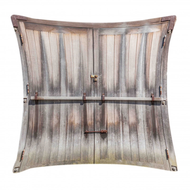 Wooden Oak Country Gate Pillow Cover