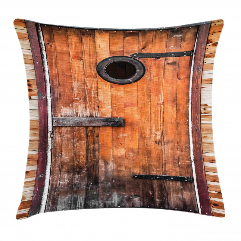 Pine Wood Windows Pillow Cover