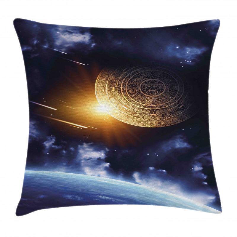 Mystical Earth Landscape Pillow Cover