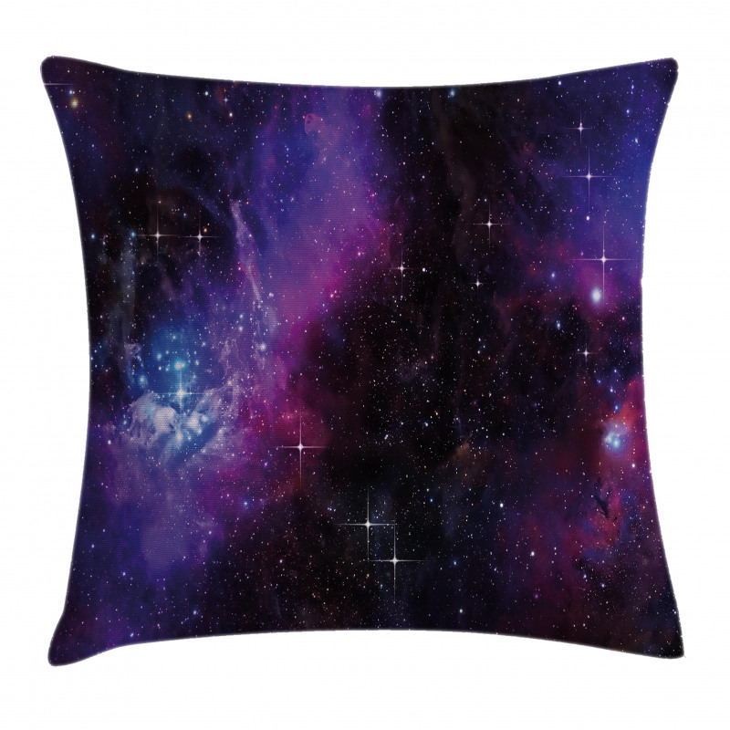 Nebula Dark Galaxy Stars Pillow Cover