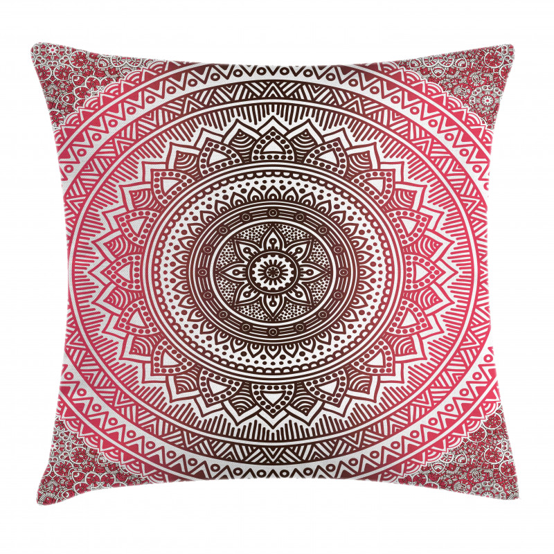 Ombre Ethnic Pillow Cover