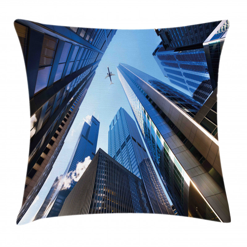 American City Landscape Pillow Cover