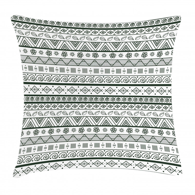 Aztec Patterns Pillow Cover