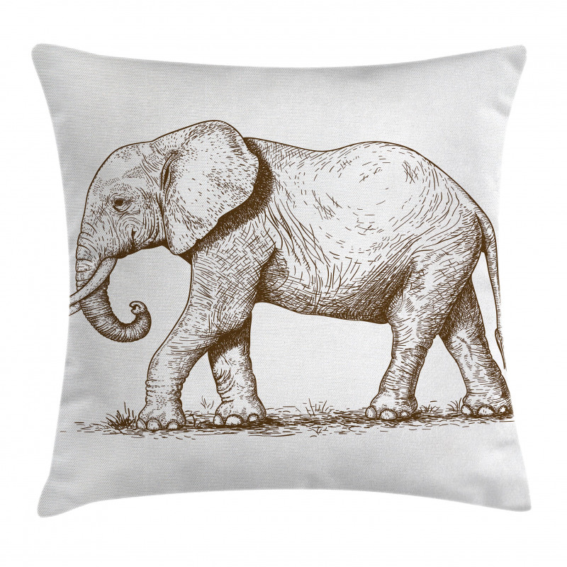 Safari Wild Animals Art Pillow Cover