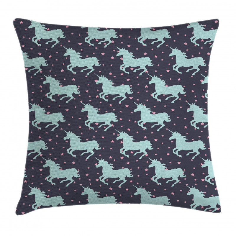 Unicorn Spot Stars Pillow Cover