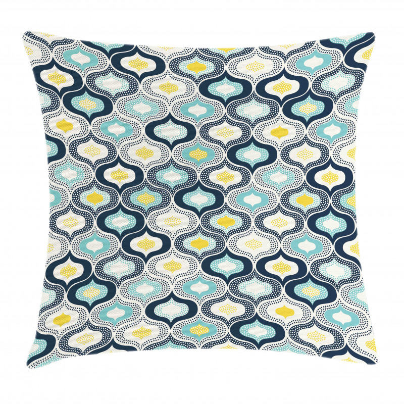 Morrocan Style Dots Art Pillow Cover