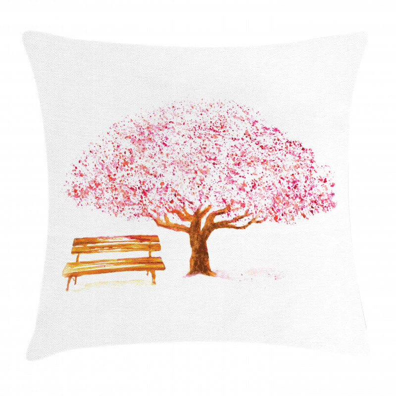 Blooming Cherry Tree Pillow Cover