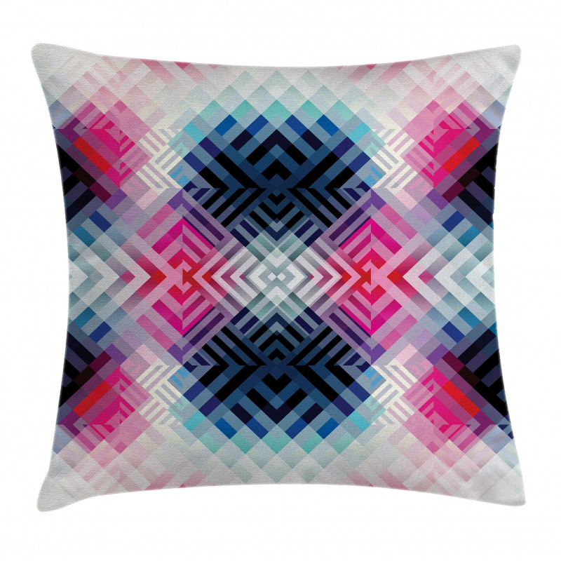 Geometric Lines Angle Pillow Cover