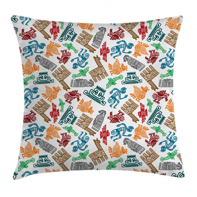 Mayan and Aztec Pillow Cover