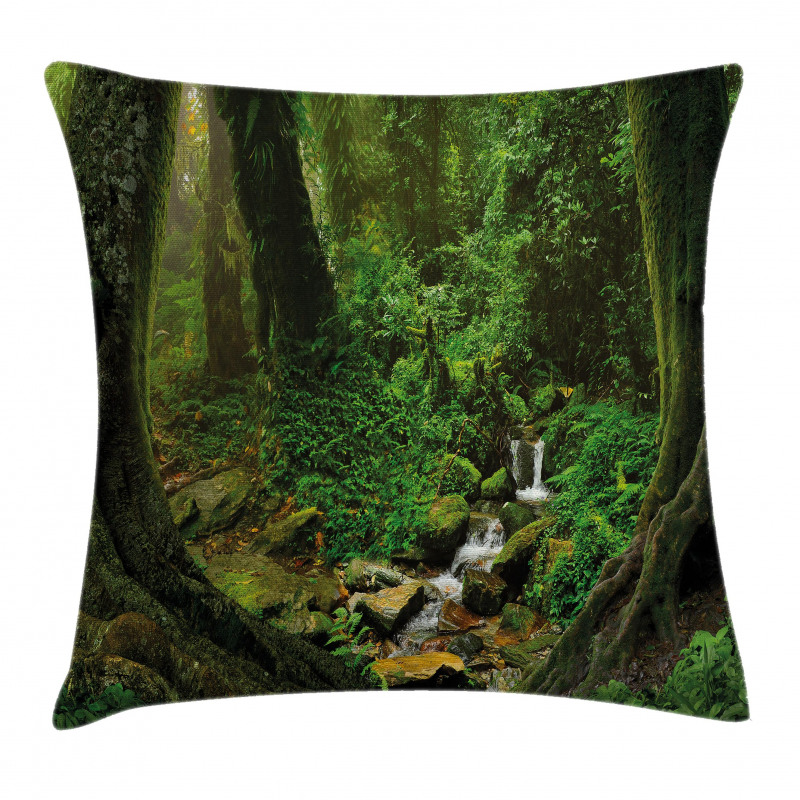 Nepal Jungle Forest Pillow Cover