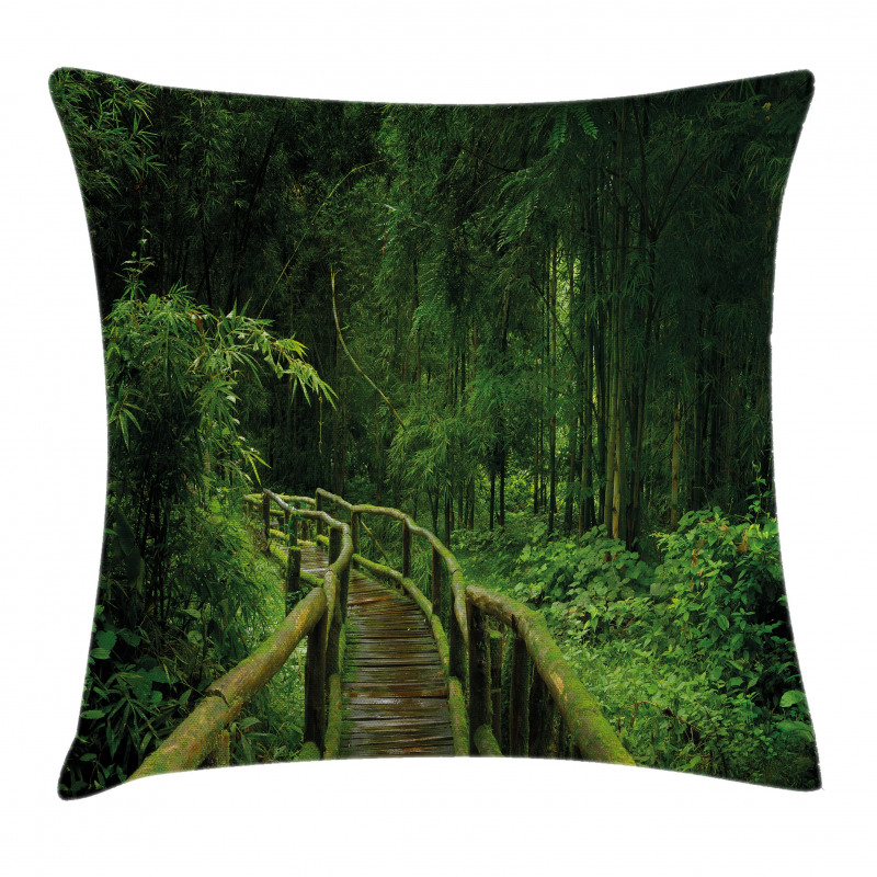 Tropical Thailand Forest Pillow Cover