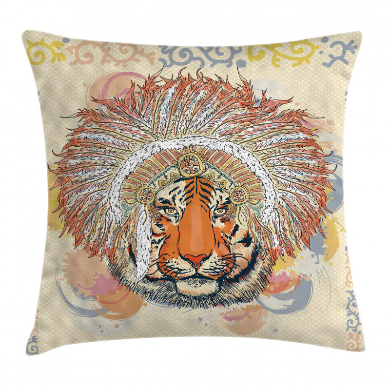 Safari Wild Tiger Pillow Cover