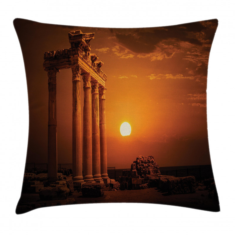 Antique Style Monument Pillow Cover