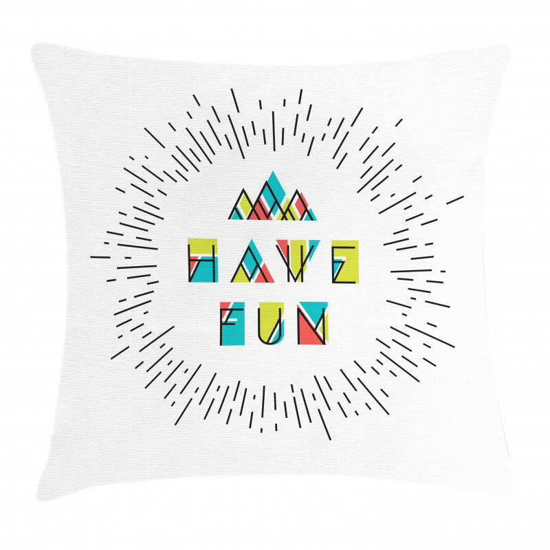 Motive Words Pillow Cover