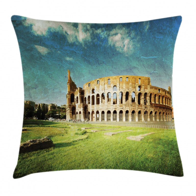 Italian Sunset Rome Pillow Cover