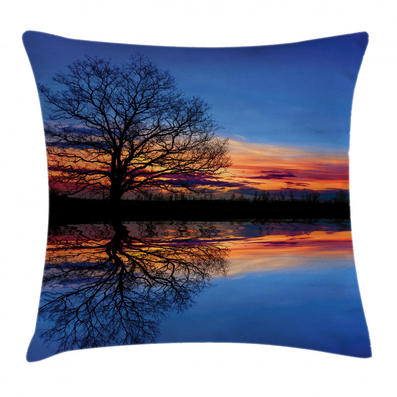 Night Scenery Pillow Cover