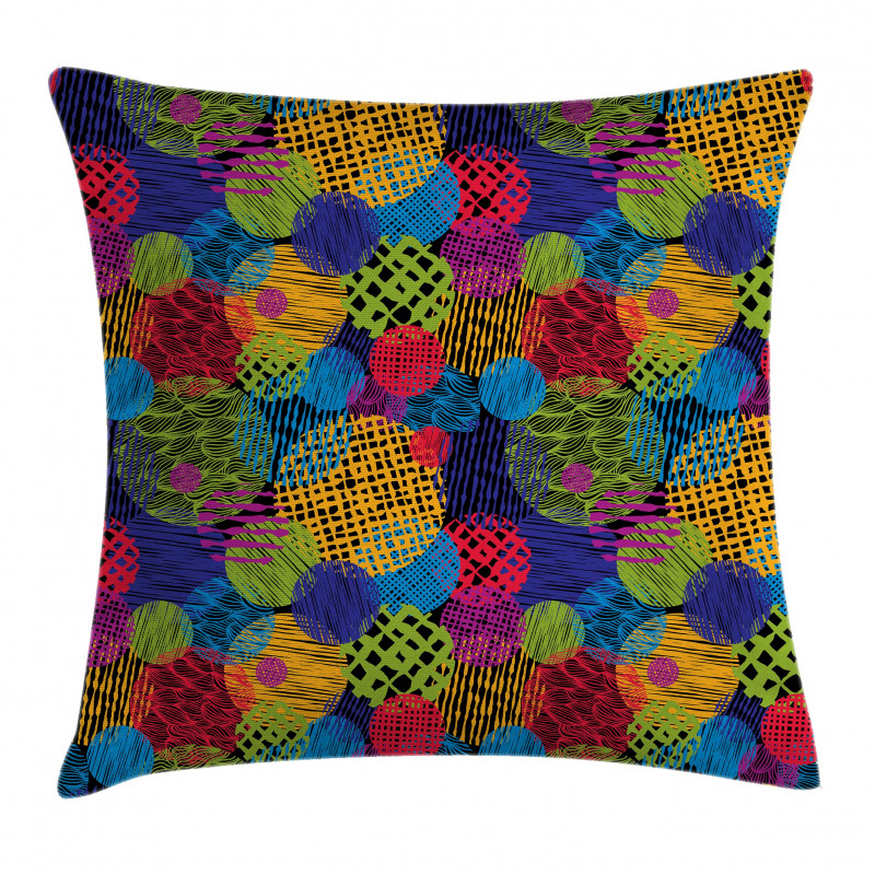 Geometric Sketchy Forms Pillow Cover
