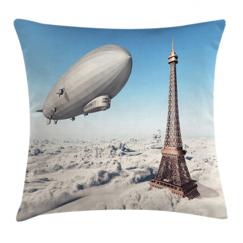 French Paris Eiffel Tower Pillow Cover