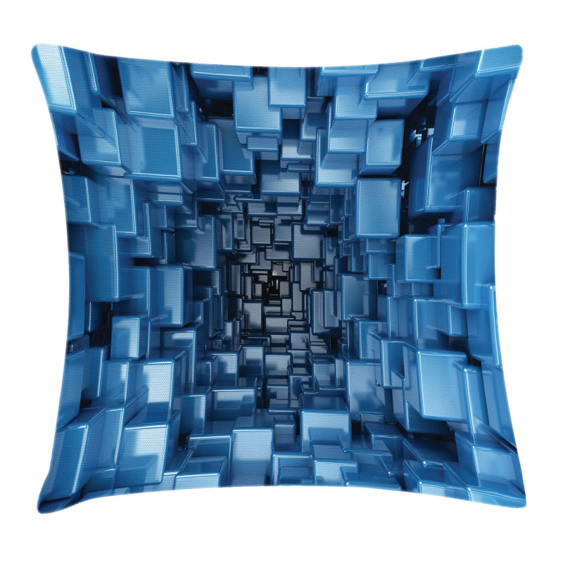 Digital Geometric Pillow Cover