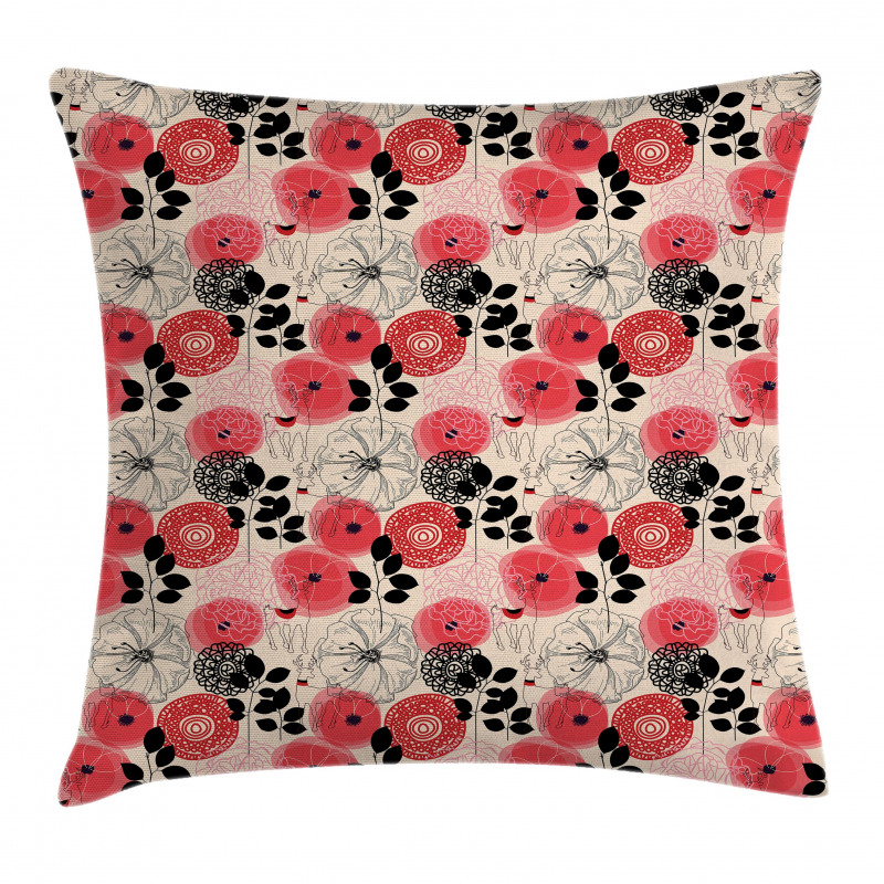 Circled Abstract Pillow Cover
