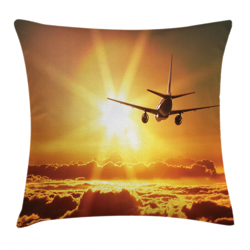 Widebody Jet Air Plane Pillow Cover