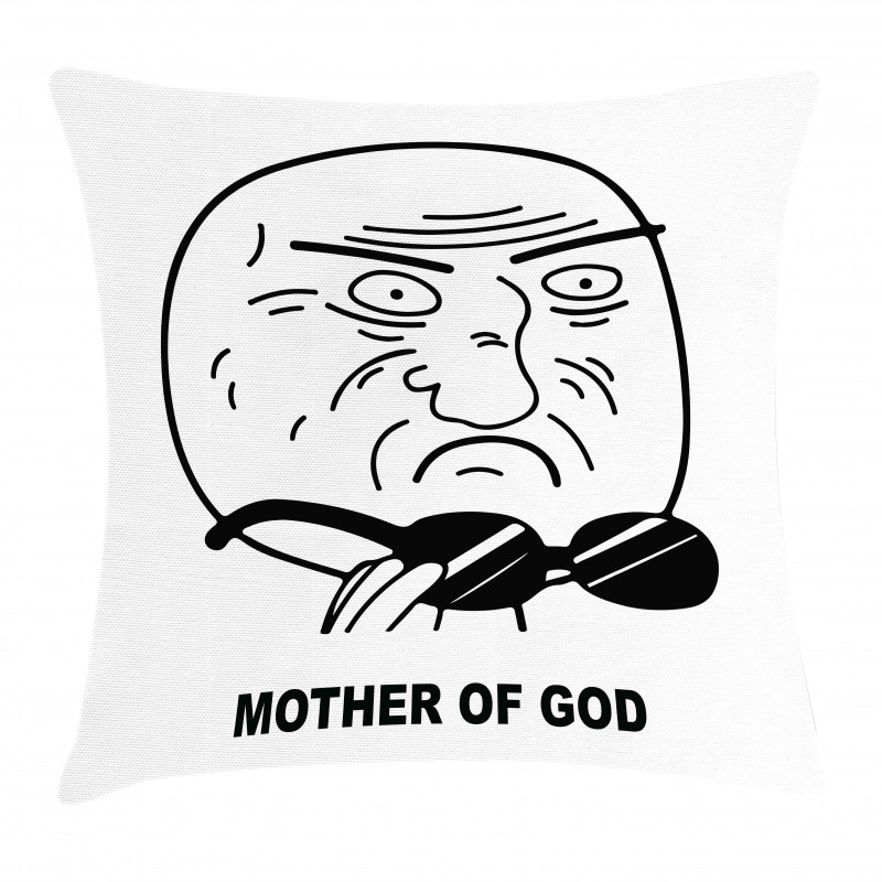 Me Gusta Guy in Comics Pillow Cover