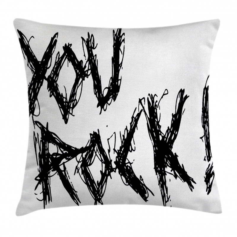 Motivational Slogan Pillow Cover