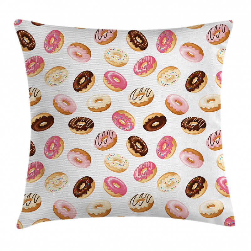 American Dessert Donuts Pillow Cover