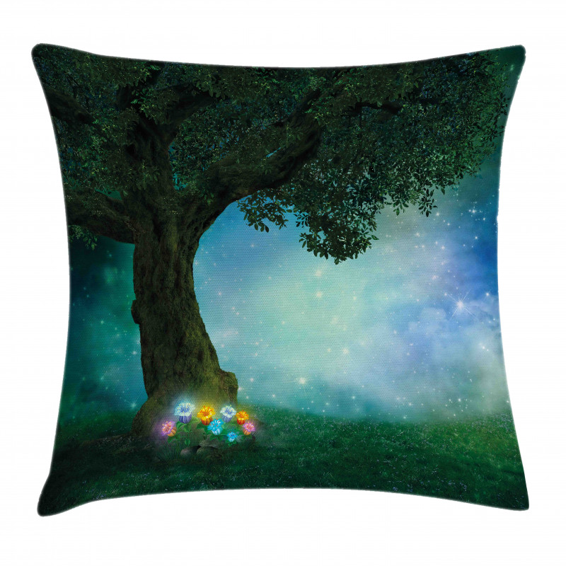 Forest Night Pillow Cover