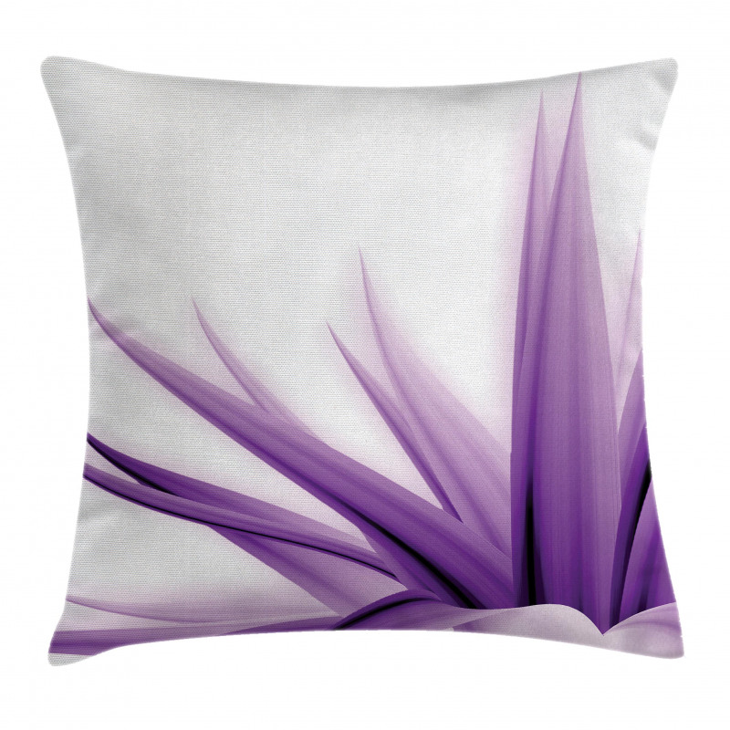 Purple Ombre Lotus Art Pillow Cover