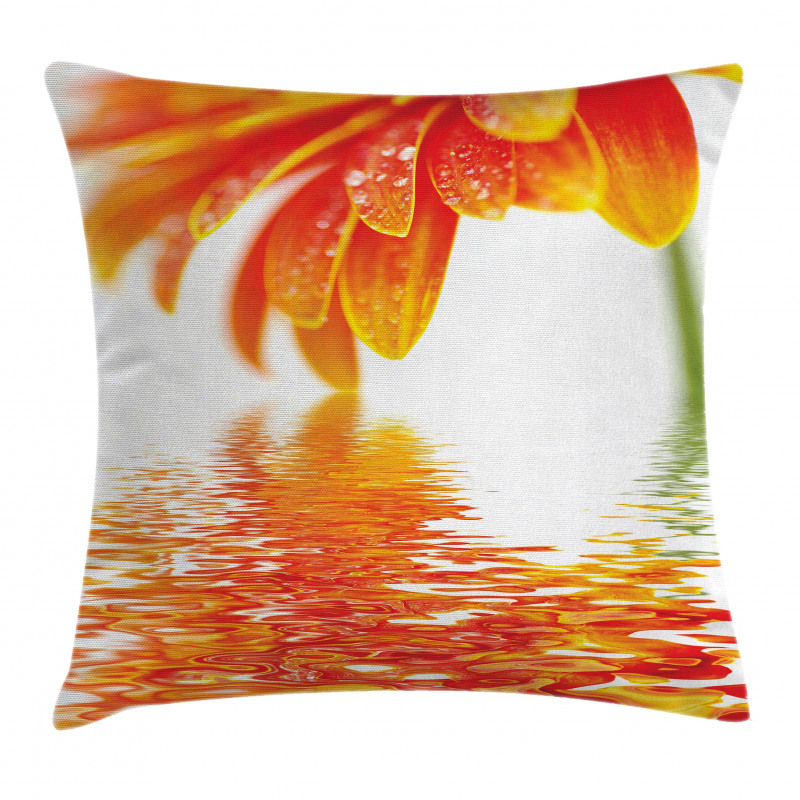 Sun Flower Reflection Pillow Cover