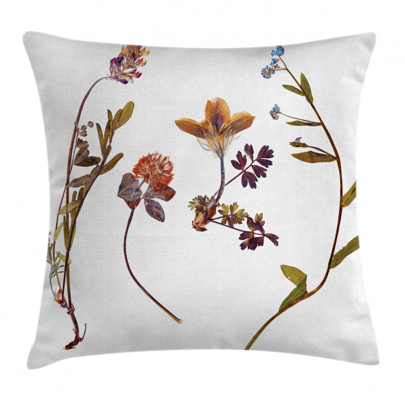 Lilacs Daisises Tulips Pillow Cover
