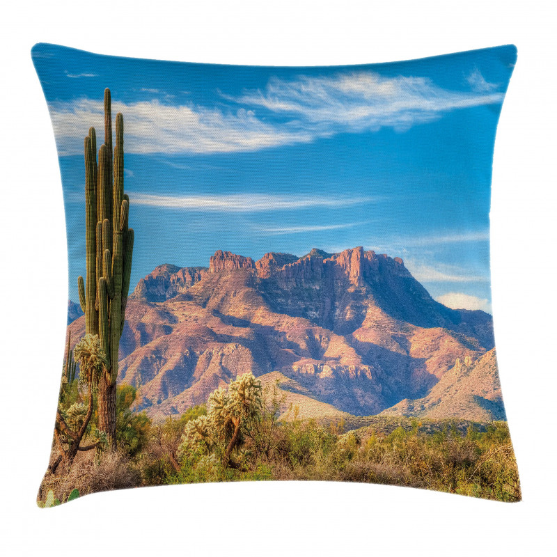 Landscape of Mountain Pillow Cover