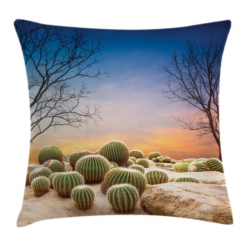 Cactus Balls on Mountain Pillow Cover
