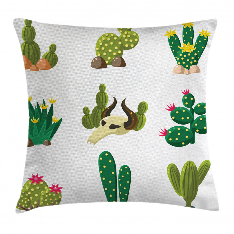 Mexican South Desert Pillow Cover