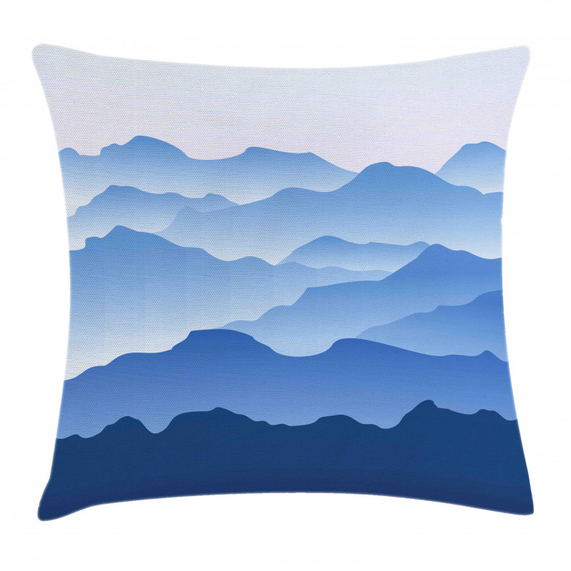 Nature Theme Silhouette Pillow Cover