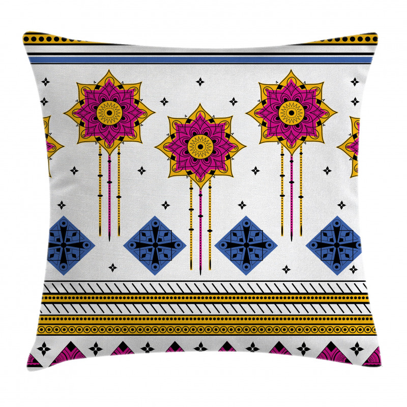 Mayan Folkloric Cultural Pillow Cover