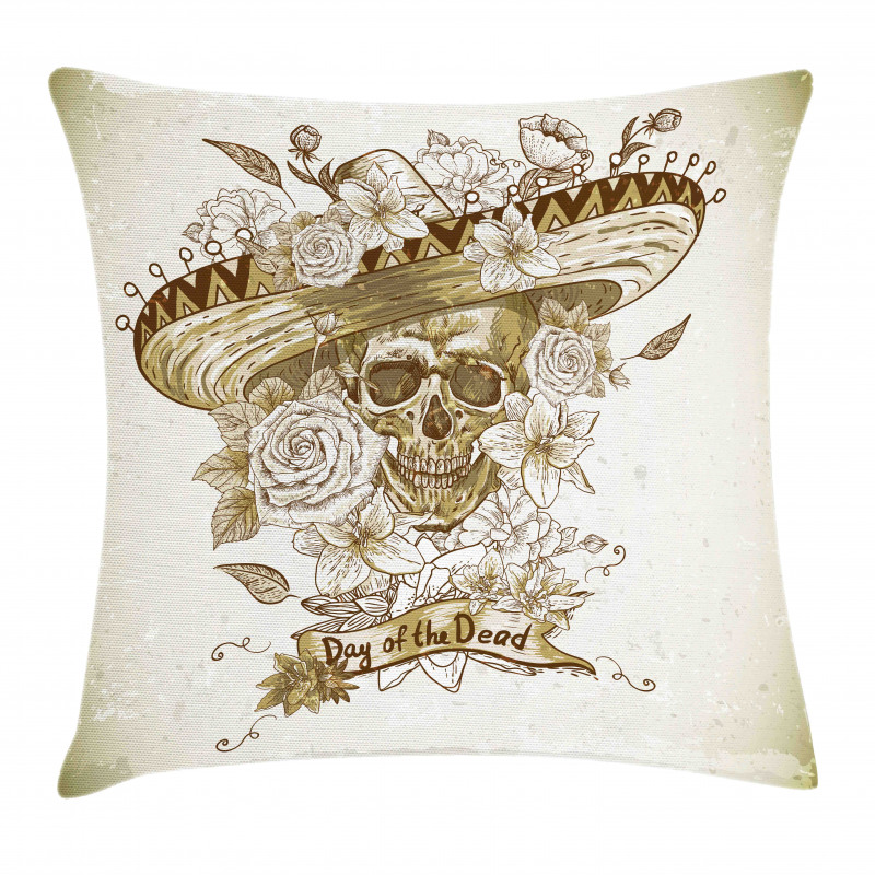 Spanish Dead Hat Pillow Cover