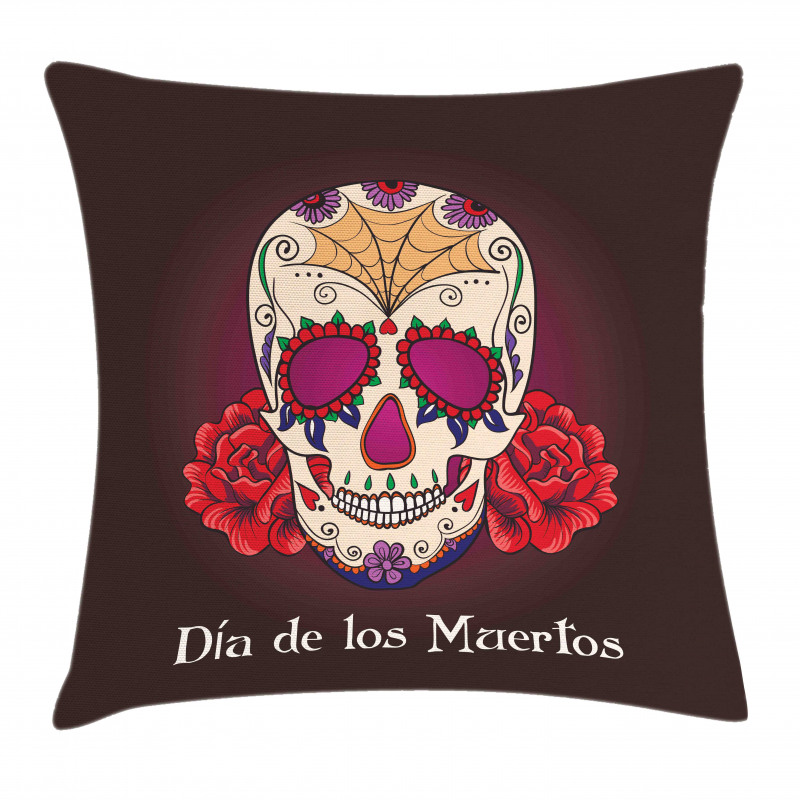 Dia de Los Muertos Pillow Cover