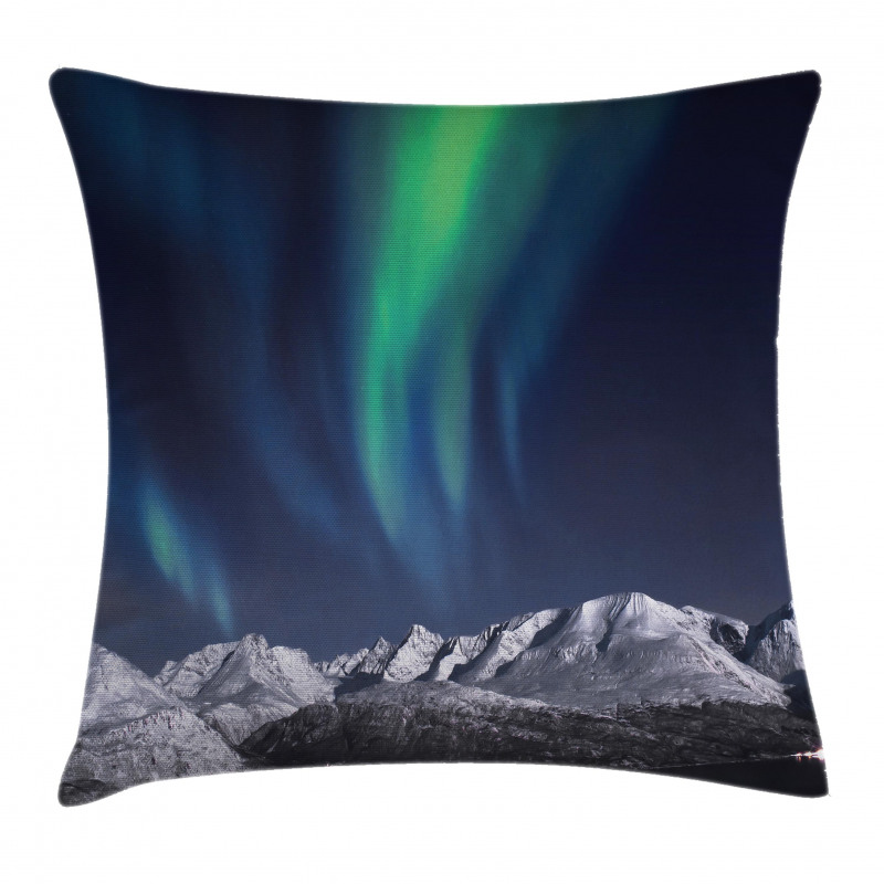 Northern Night Norway Solar Pillow Cover