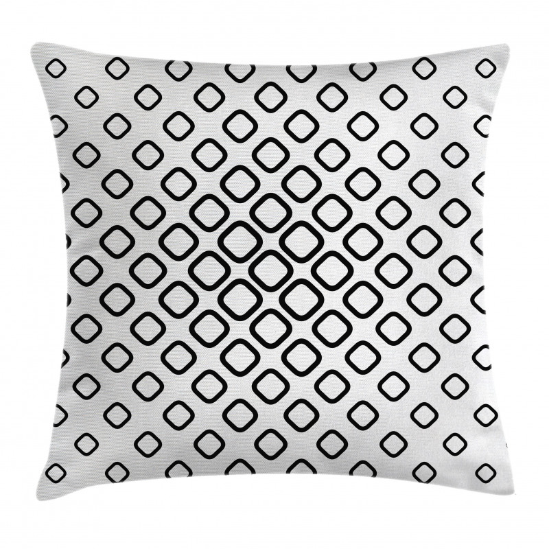 Trippy Fractal Rounds Pillow Cover